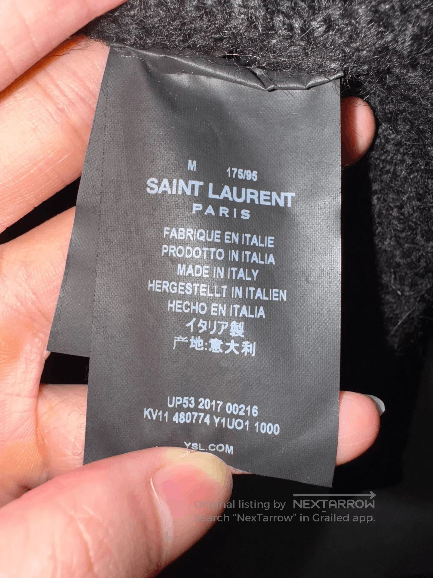 Saint Laurent Paris Saint Laurent Black Wool Knit Sweater. Size US M / EU 48-50 / 2 - 6 Thumbnail