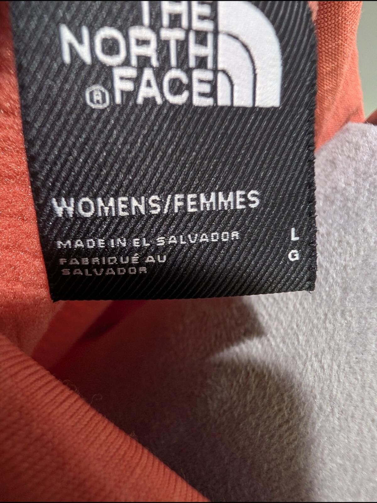 The North Face The North Face Women's Pullover Quarter-Zip Sweater - Rust Size L / US 10 / IT 46 - 7 Thumbnail