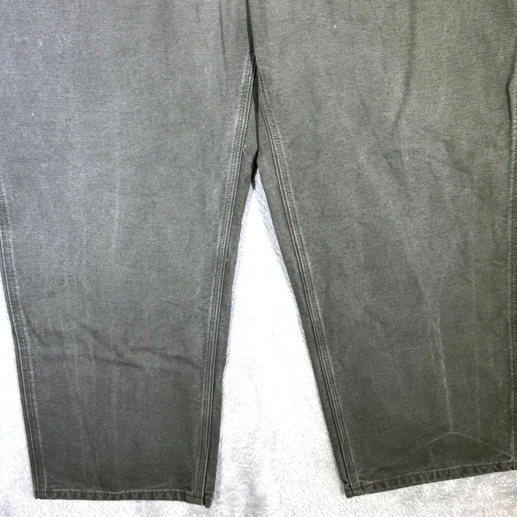 Carhartt Carhartt Carpenter Jeans 40x29 Green Denim High-Rise Straight Mens Jeans Size US 40 / EU 56 - 6 Thumbnail