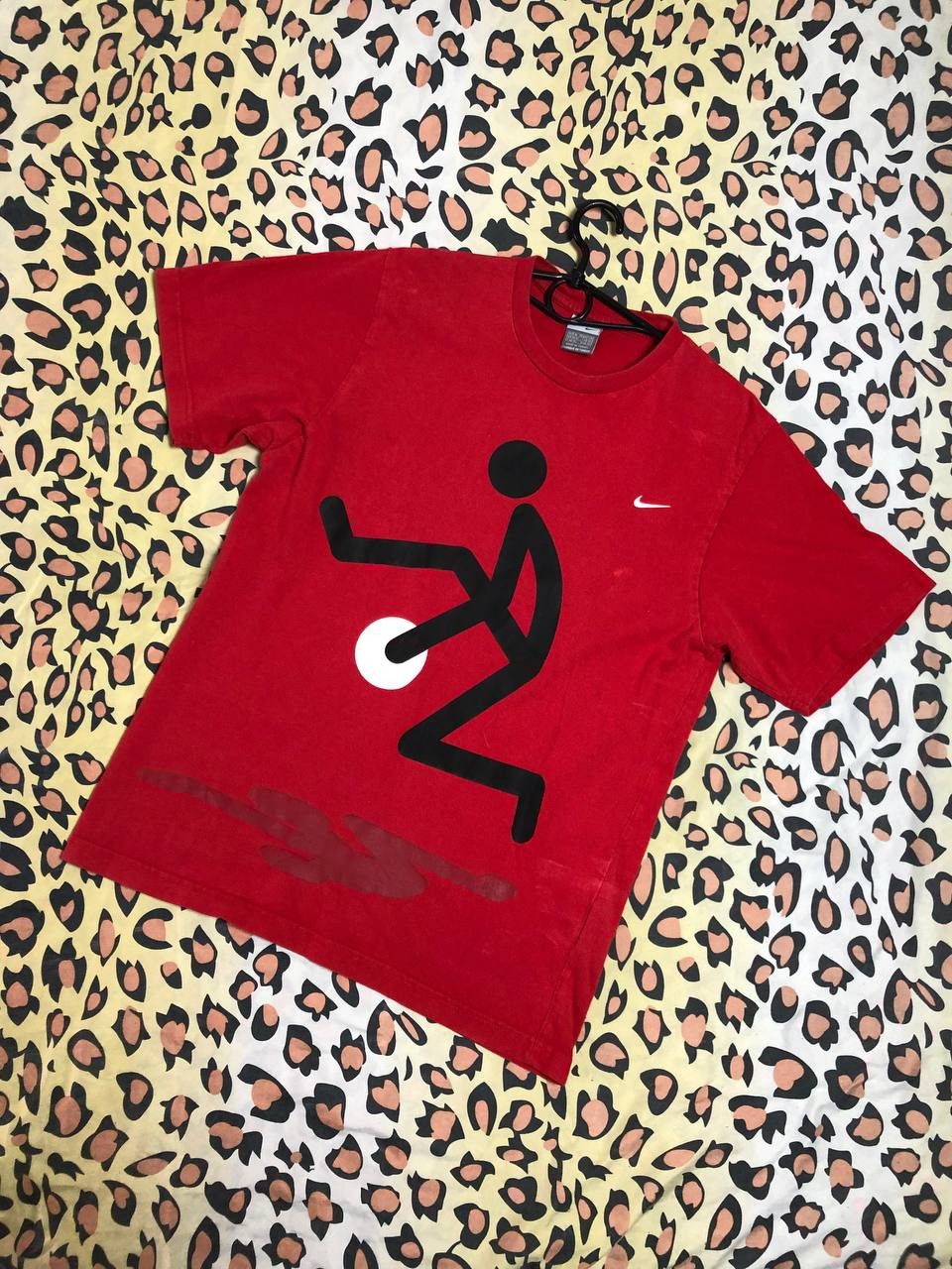 Nike × Vintage Vintage Nike Center Swoosh T-Shirt Size US M / EU 48-50 / 2 - 1 Thumbnail