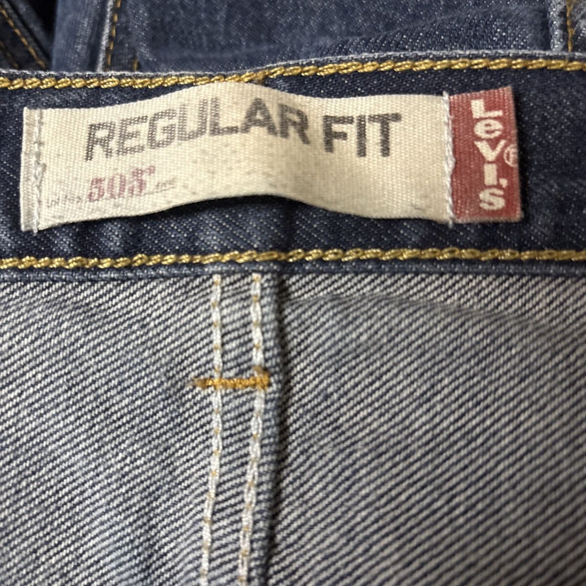 Levi's Levis 505 Mens Blue Denim Jeans Button Size 38 x 32 B7-4 Size US 38 / EU 54 - 8 Thumbnail