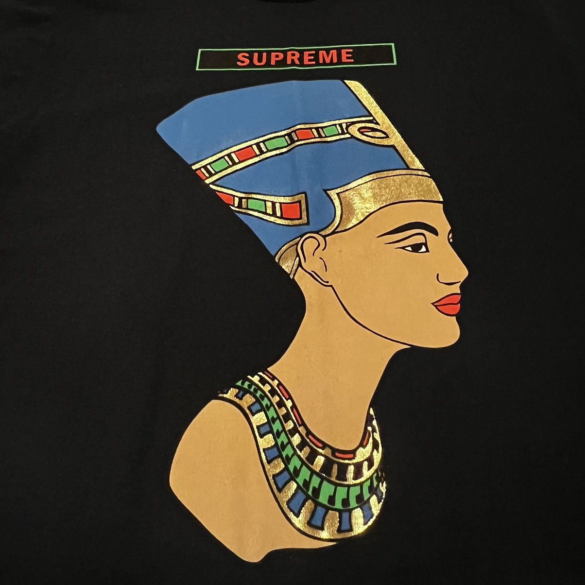 Supreme Supreme Nefertiti Tee Egypt tee Egyptian t shirt supreme Size US L / EU 52-54 / 3 - 14 Thumbnail