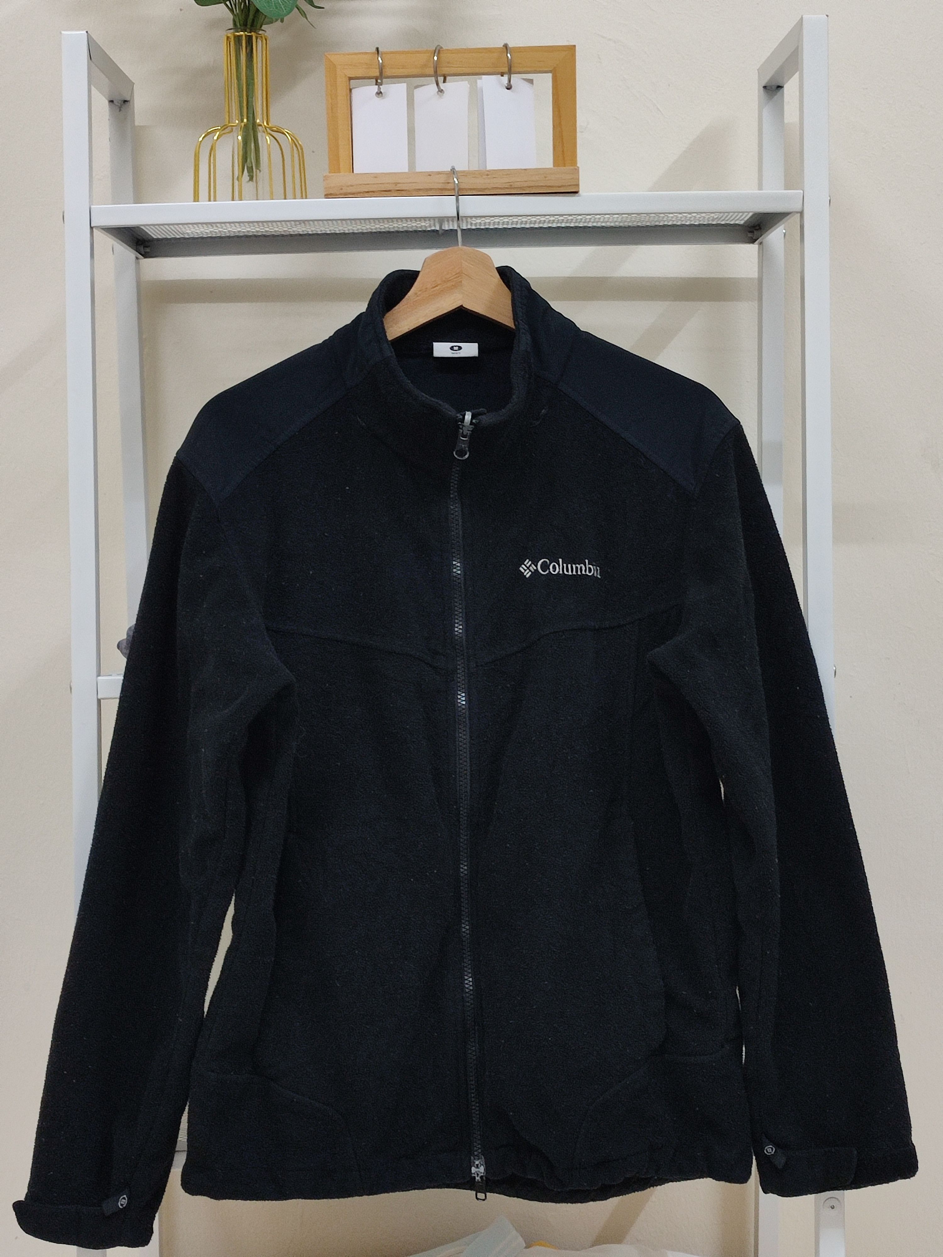 Columbia × Vintage 💥Super Black 💥 Columbia Fleece Jacket Size US M / EU 48-50 / 2 - 1 Thumbnail