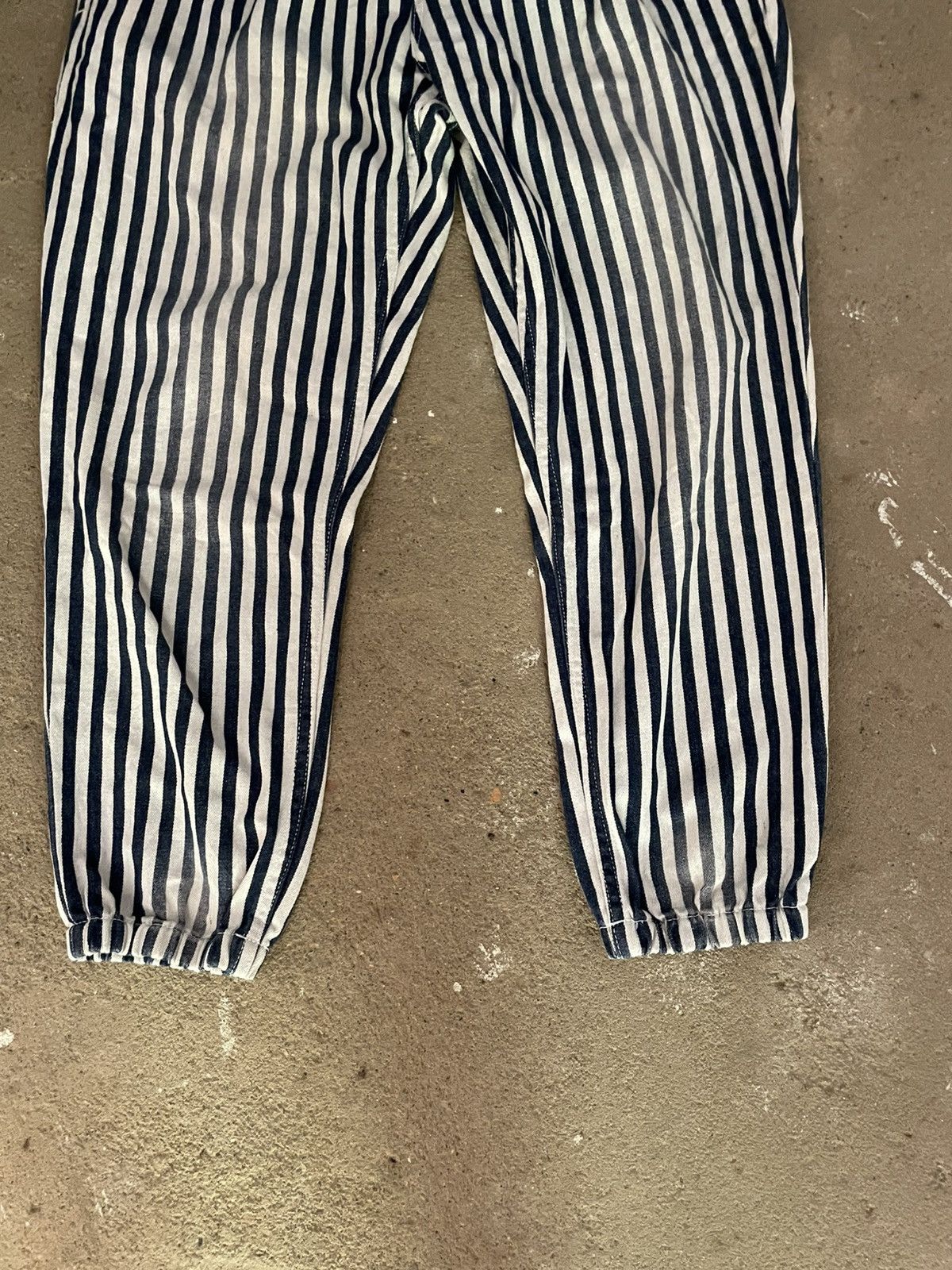 Issey Miyake Ne-net Striped Pants Indigo Size US 29 - 5 Thumbnail