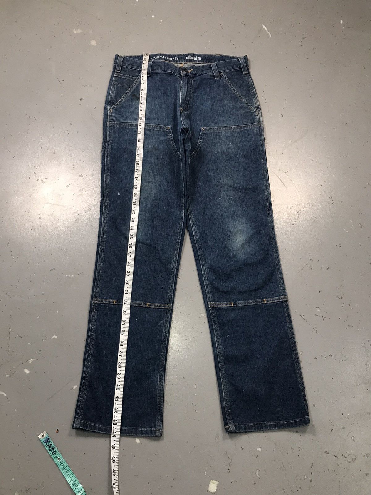 Carhartt Vintage Carhartt double knee relaxed fit denim workwear Size US 34 / EU 50 - 5 Thumbnail