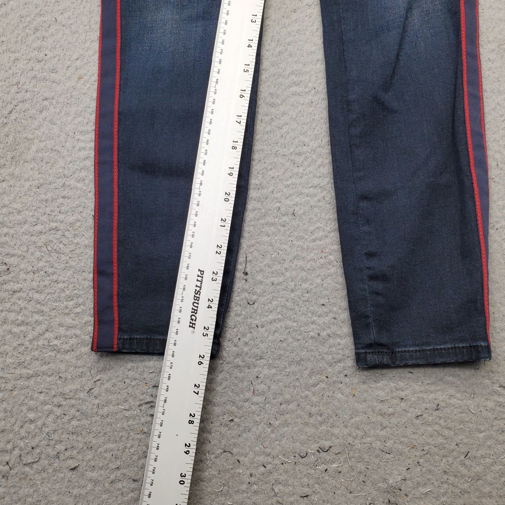 Mavi Mavi Women Jeans Skinny Denim Stretch High-Rise 28 Blue Comfortable Pockets 5-Pocket Womens Jeans 28" Inseam Size 28" / US 6 / IT 42 - 4 Thumbnail