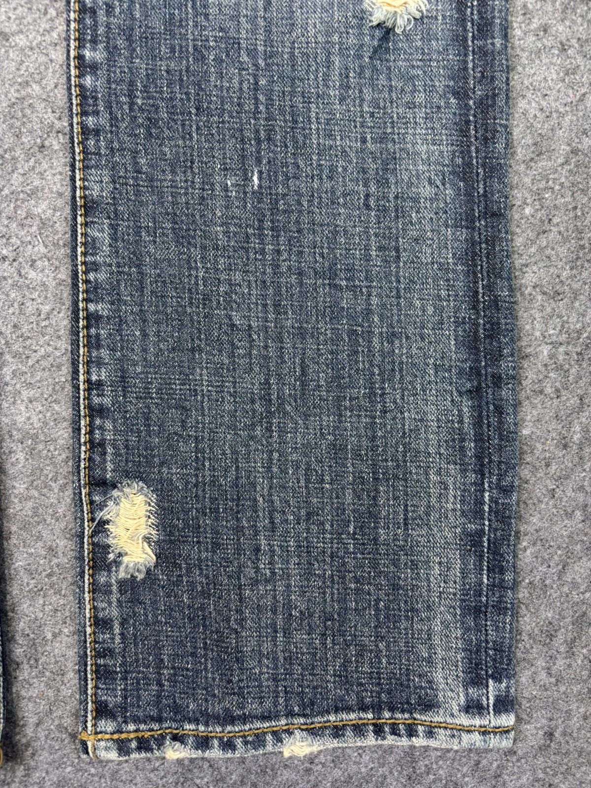 Boycott 💥Art Of Distressed💥Boycott Insane Distressed Denim F945 Size US 32 / EU 48 - 7 Thumbnail