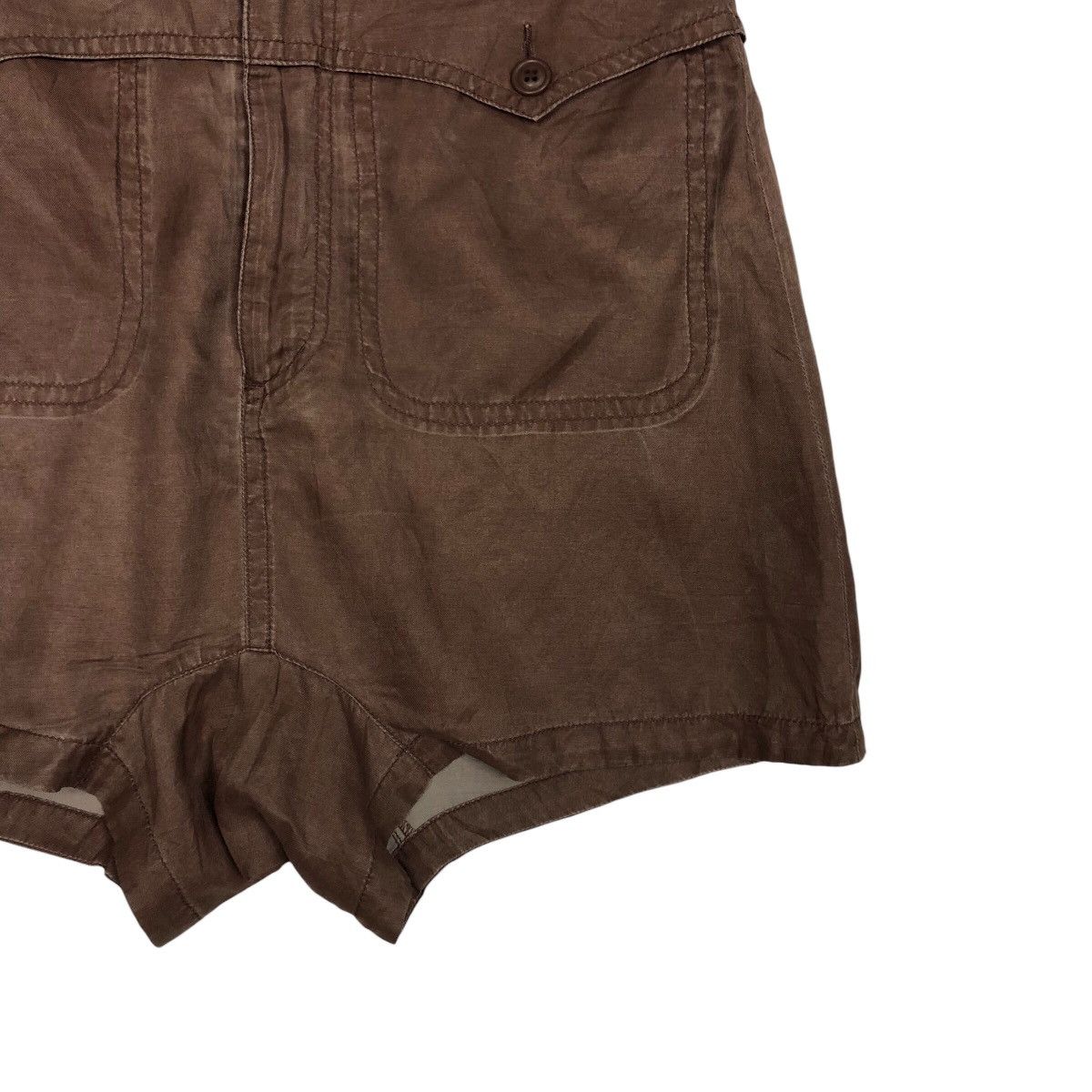 Japanese Brand 📌Rich Brown Vintage Short Pants Sunaokuwahara Issey Miyake Size 30" / US 8 / IT 44 - 6 Thumbnail