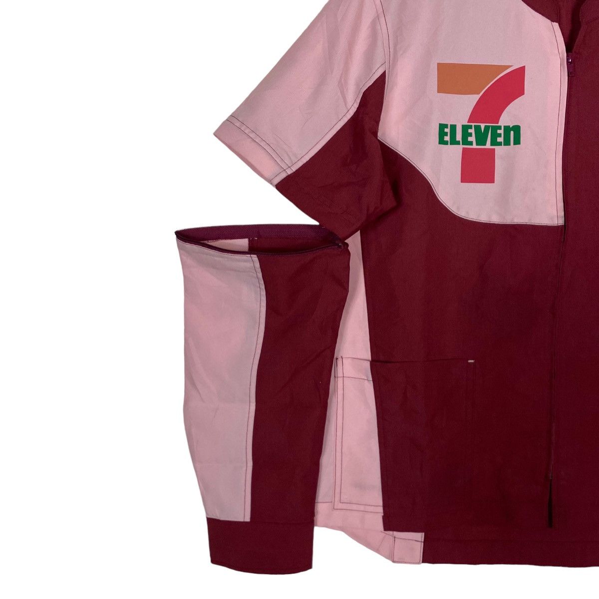 Vintage Vintage 7-Eleven Full Zipper Staff Uniform Light Jacket Size M / US 6-8 / IT 42-44 - 5 Thumbnail