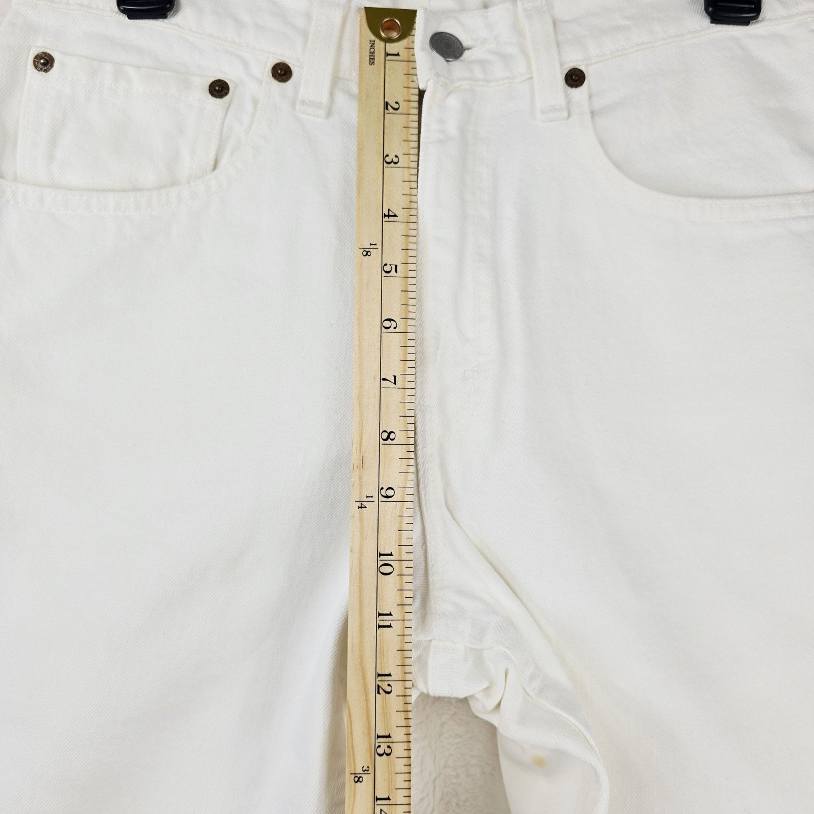 Levi's Vintage Levis 550 Jeans 30x13 Cropped Shorts 90s *FLAWS* Size US 31 - 12 Thumbnail