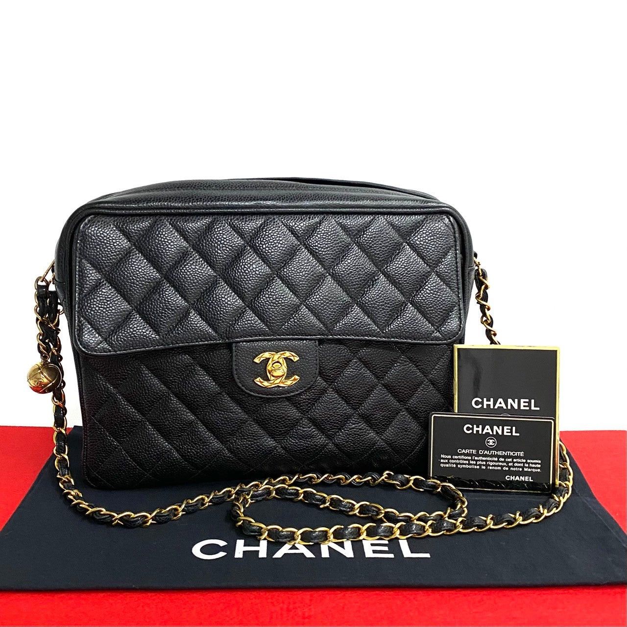 Chanel Chanel Shoulder Bag Black Leather Size ONE SIZE - 1 Thumbnail