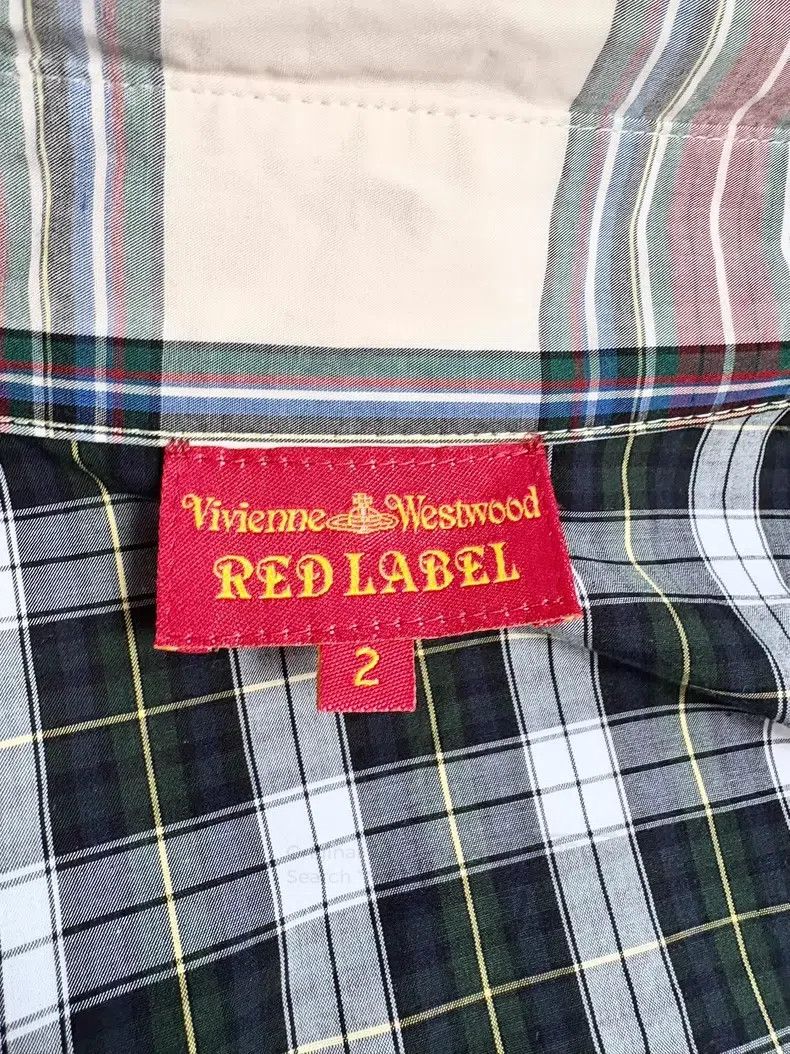 Vivienne Westwood Vivienne Westwood Plaid color block bow shirt Size M / US 6-8 / IT 42-44 - 6 Thumbnail