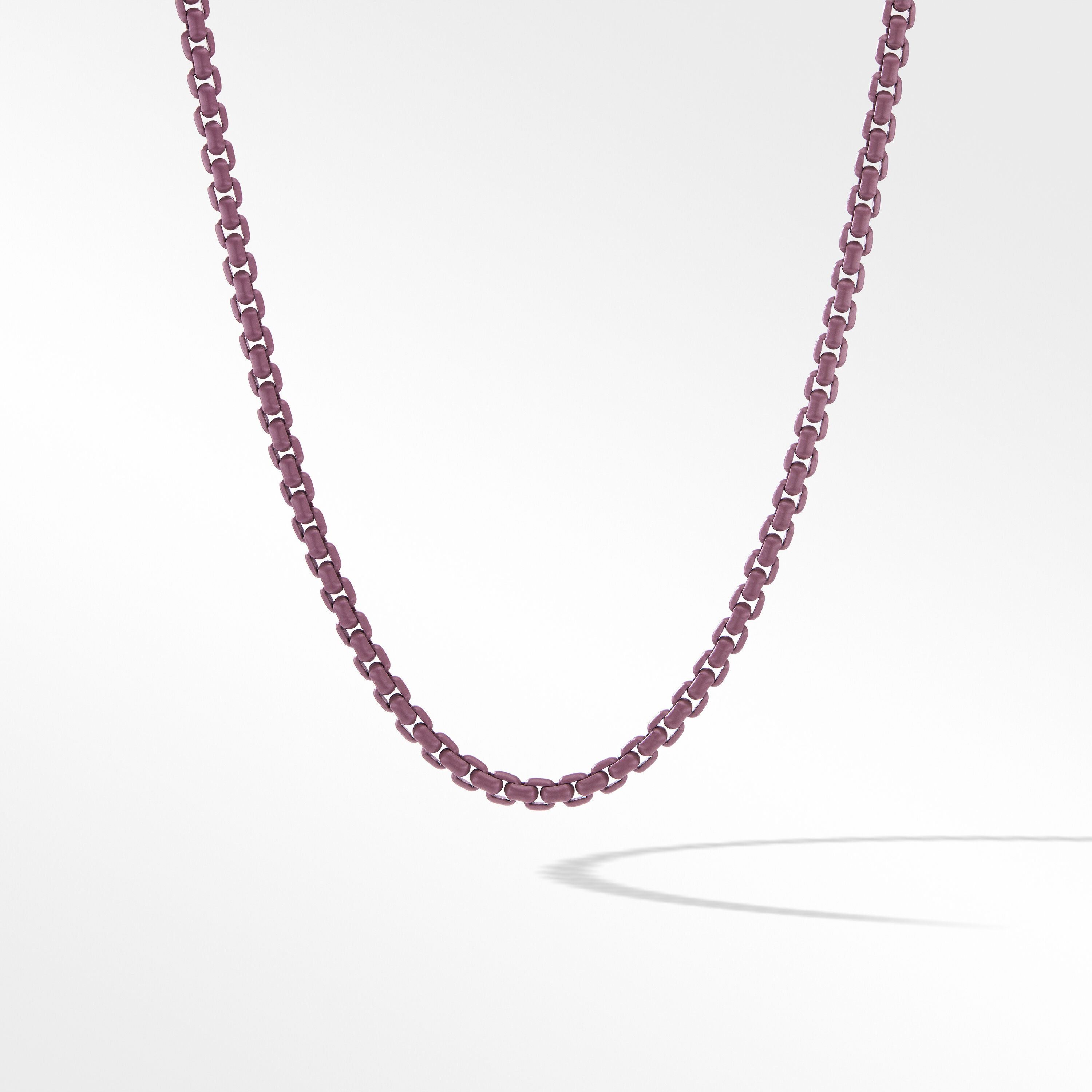 David Yurman o1w1db10325 Aire Color Box Chain Necklace in Mauve Acrylic Size ONE SIZE - 1 Preview