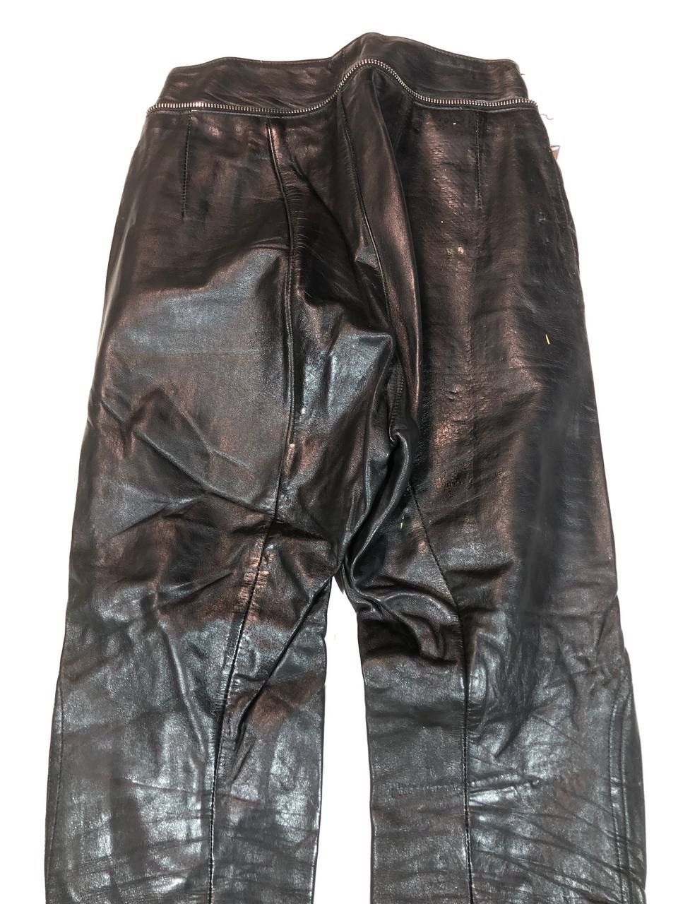 Leather × Vintage Harro Vintage Leather Moto Biker Pants Size US 28 / EU 44 - 7 Thumbnail