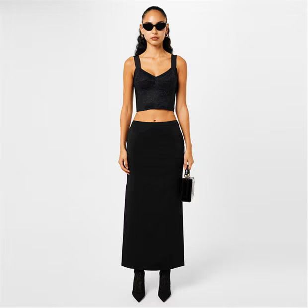 Dolce & Gabbana o1g2r1mq1024 Midi Skirts in Nero Size 25" / US 0 / IT 36 - 6 Thumbnail