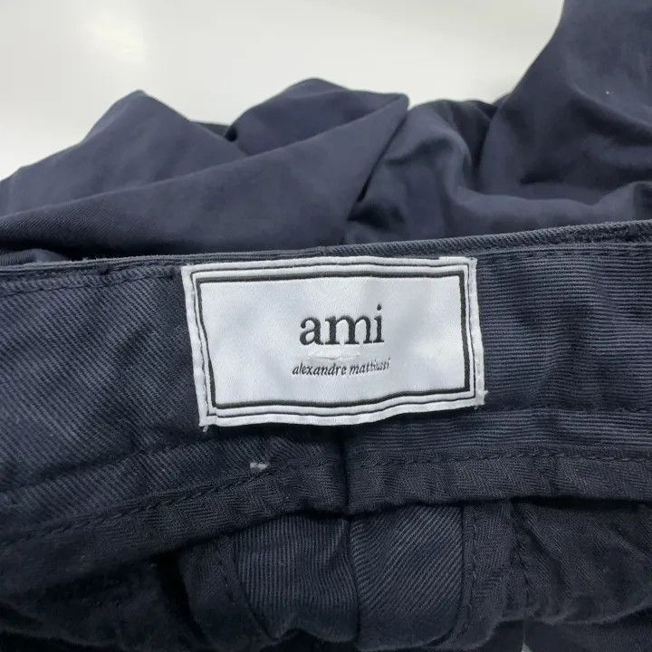 AMI AMIPARIS Casual Straight Leg Pants -2507 Size US 26 / EU 42 - 3 Thumbnail
