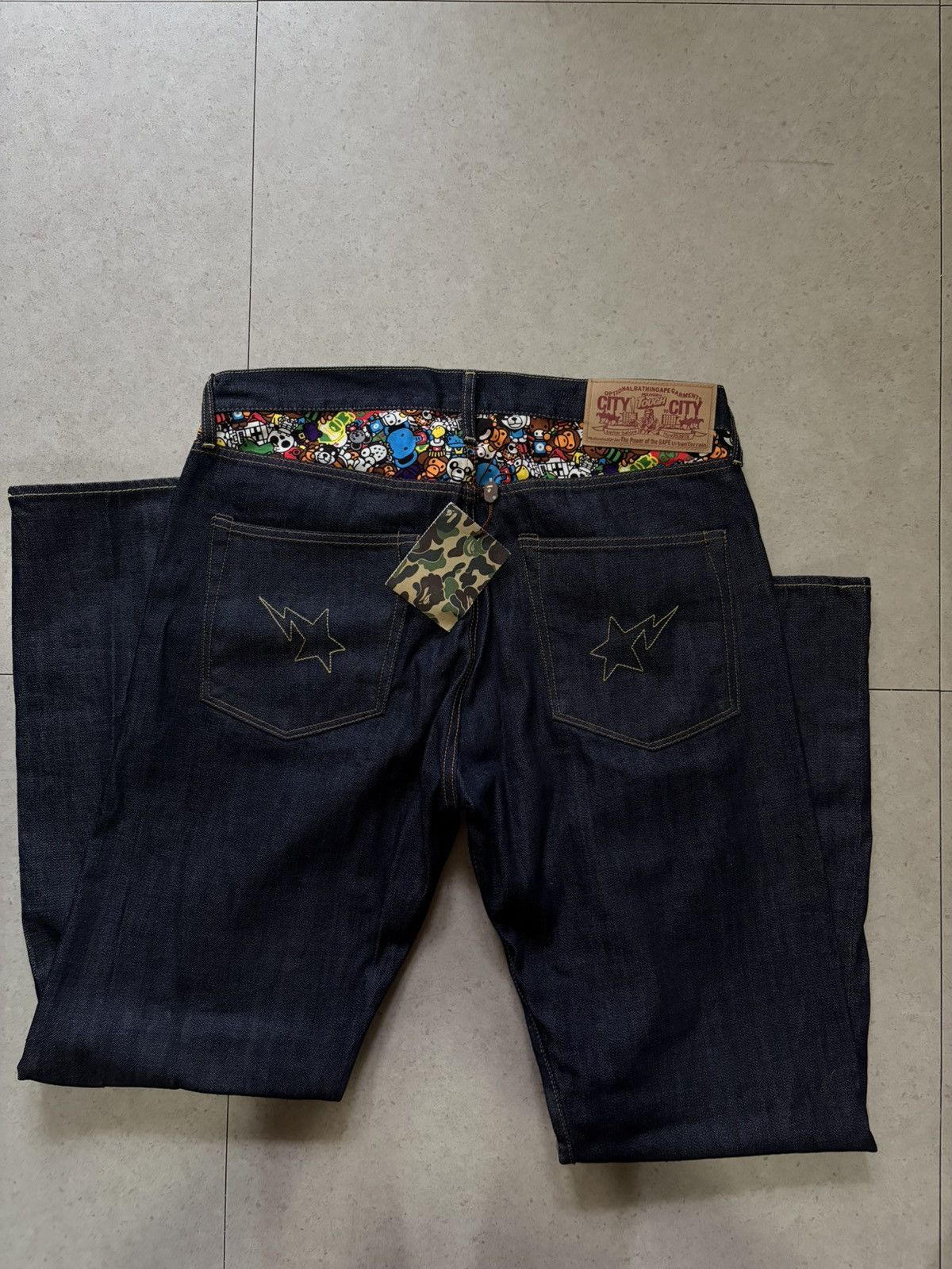 Bape Bape Milo jeans Size US 37 - 3 Thumbnail