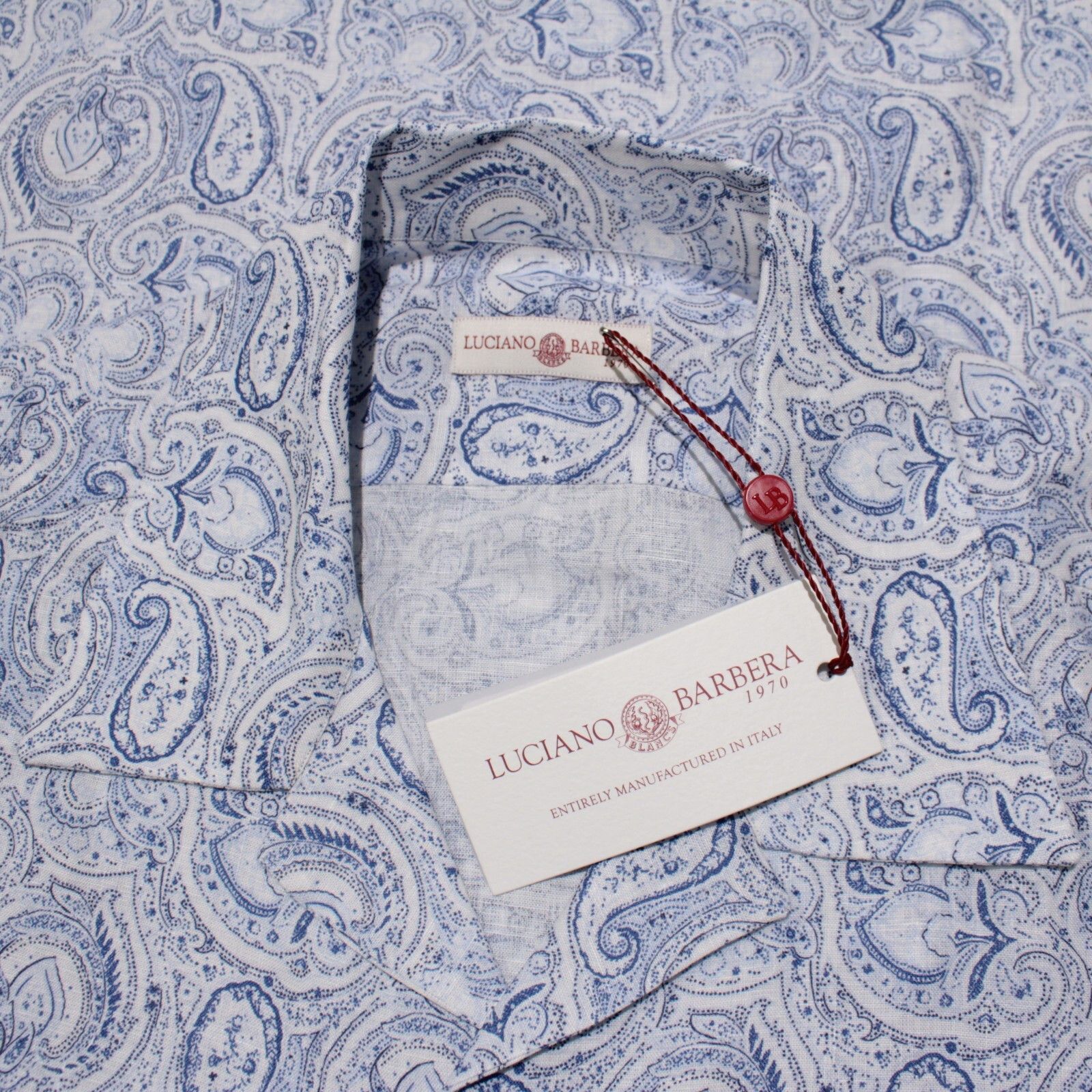 Luciano Barbera Luciano Barbera New with tags Shirt Size M US In Blue Size US M / EU 48-50 / 2 - 1 Thumbnail
