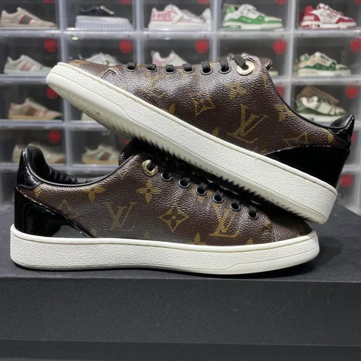 Louis Vuitton Louis Vuitton Frontrow Monogram Fashion Sneakers -2508 Size US 5 / IT 35 - 3 Thumbnail