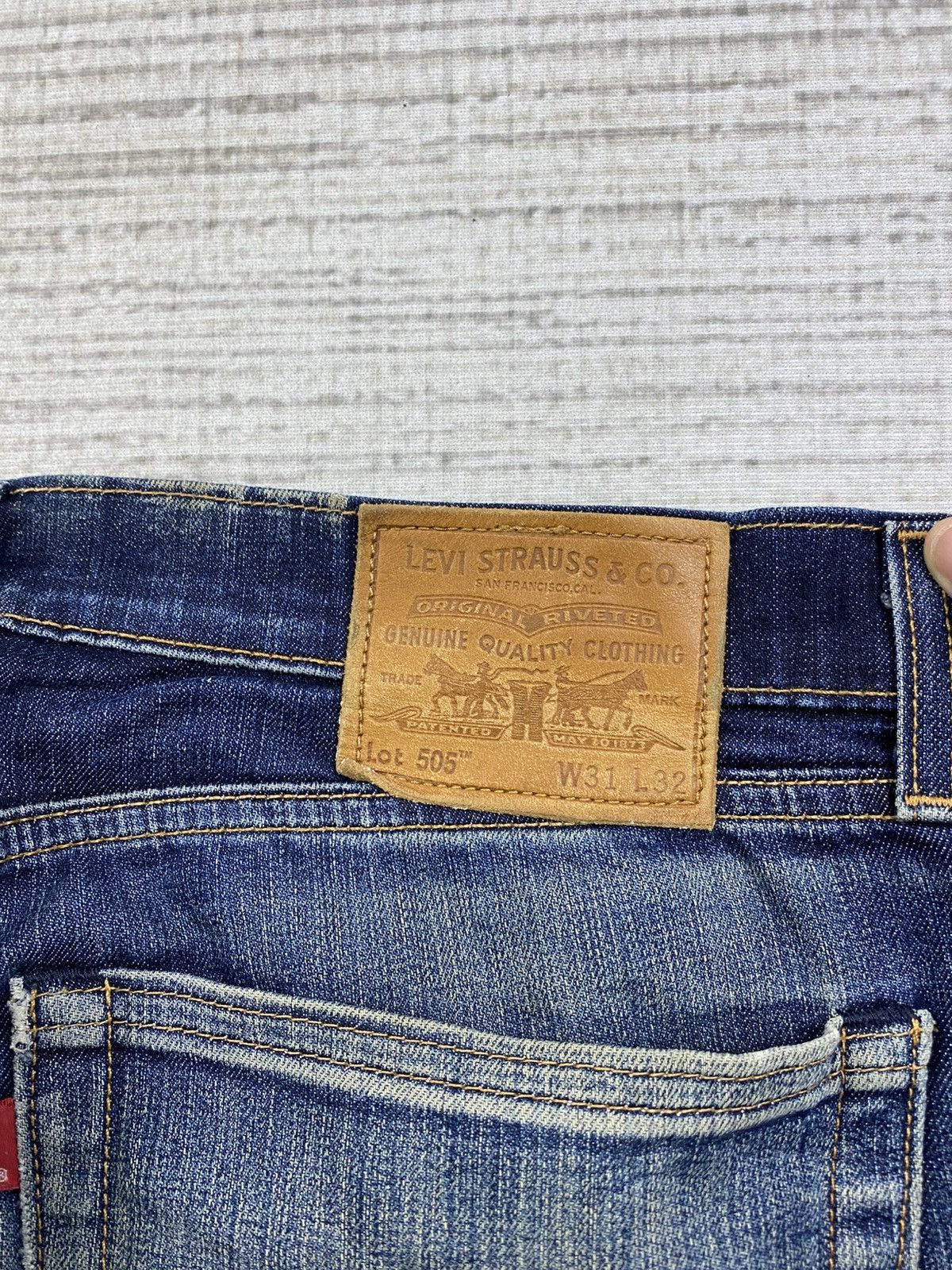 Levi's 🔥Vintage Levis 505 Distressed Denim Jeans Size US 32 / EU 48 - 12 Thumbnail