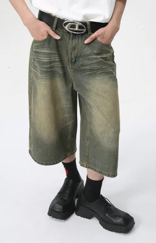Japanese Brand Vintage Teal Straight Wide Leg Denim Hayama x Kase Size US 32 / EU 48 - 2 Thumbnail