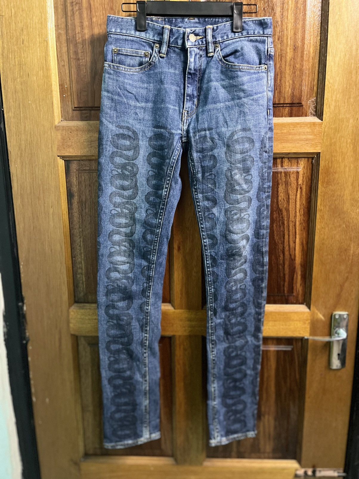 Designer Hysteric Glamour Snake Denim Size US 28 / EU 44 - 1 Thumbnail