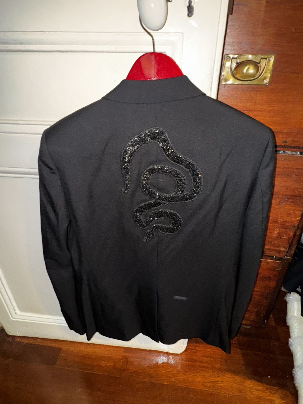 Saint Laurent Paris Hedi Slimane Saint Laurent jacket Swarovski Crystal new Size 48R - 14 Thumbnail