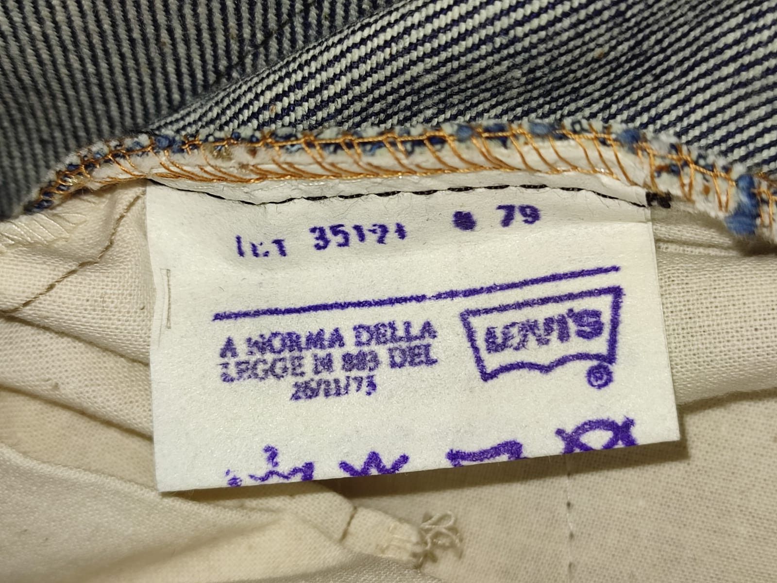 Levi's 🧵 Levi's Orange Tab 630-0217 W28 L36, Deadstock 1979 🧵 Size 28" / US 6 / IT 42 - 7 Thumbnail