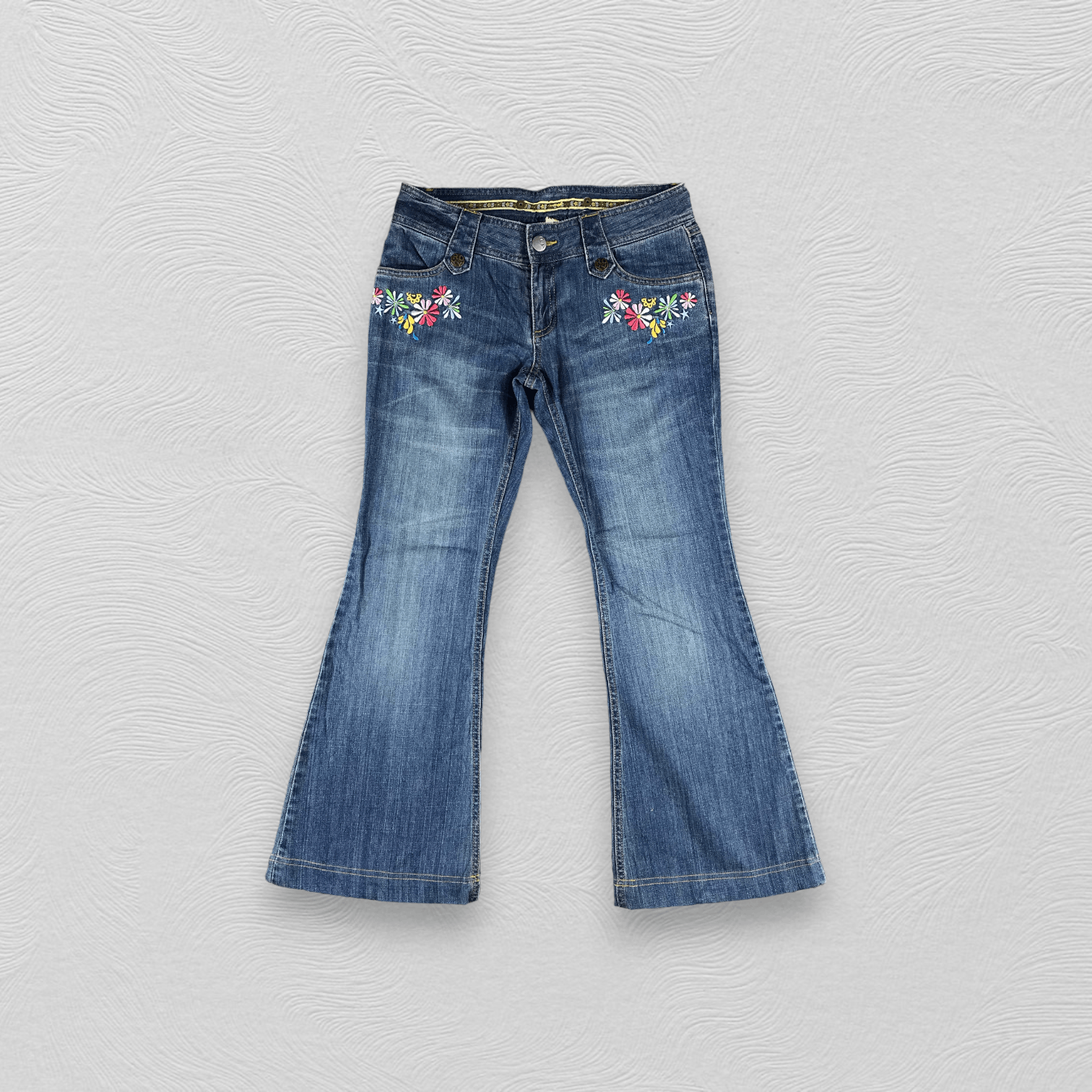 Quiksilver Roxy Jeans BLue Flare Denim KJ1279 Size 30" / US 8 / IT 44 - 1 Thumbnail