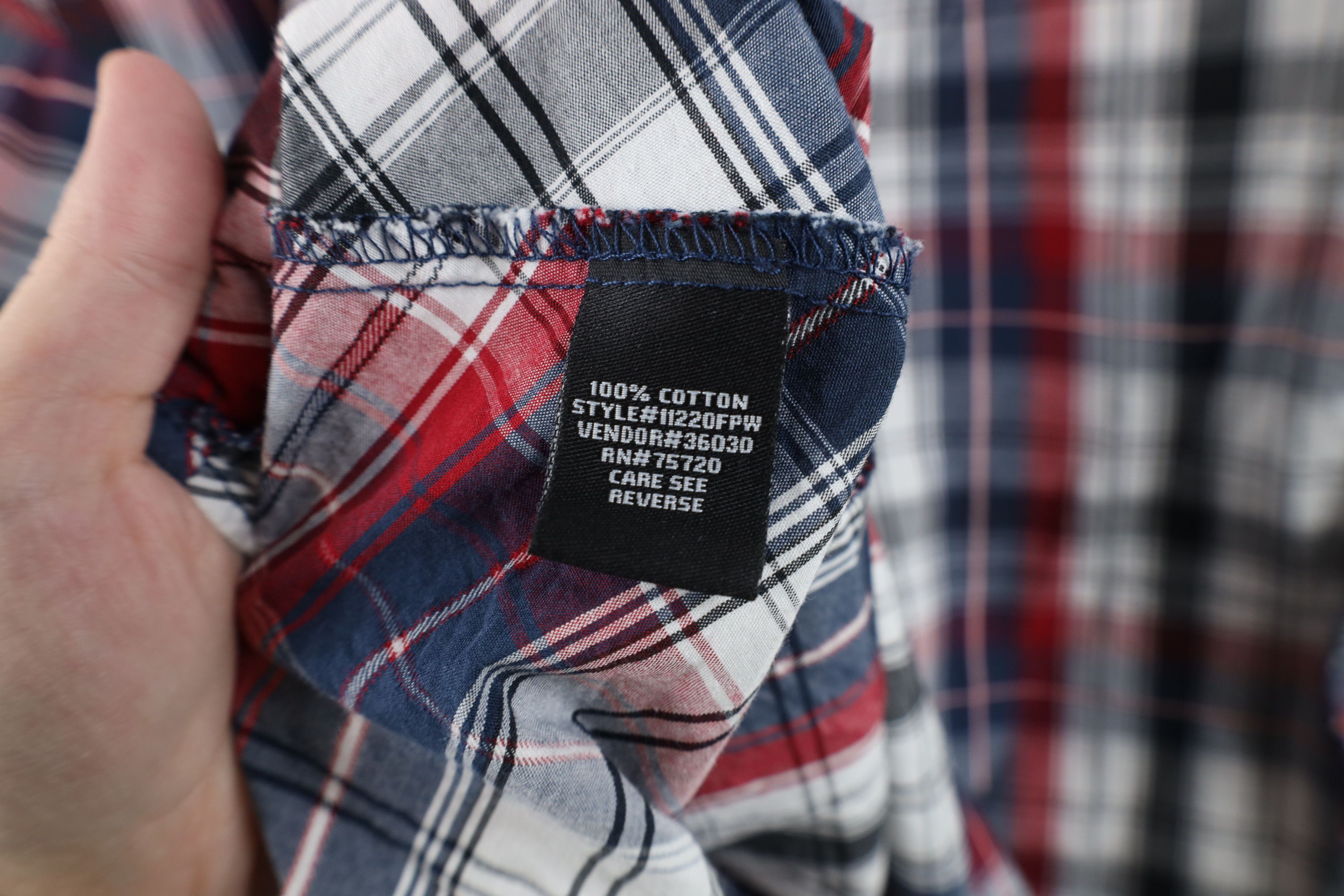 Vintage Buckle BKE Thick Stitch Collared Button Shirt Plaid Cotton Size US XL / EU 56 / 4 - 12 Thumbnail
