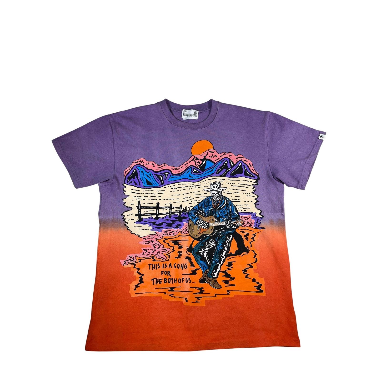 Warren Lotas Warren Lotas 'Guitar' Purple & Orange Tee Size US L / EU 52-54 / 3 - 1 Thumbnail