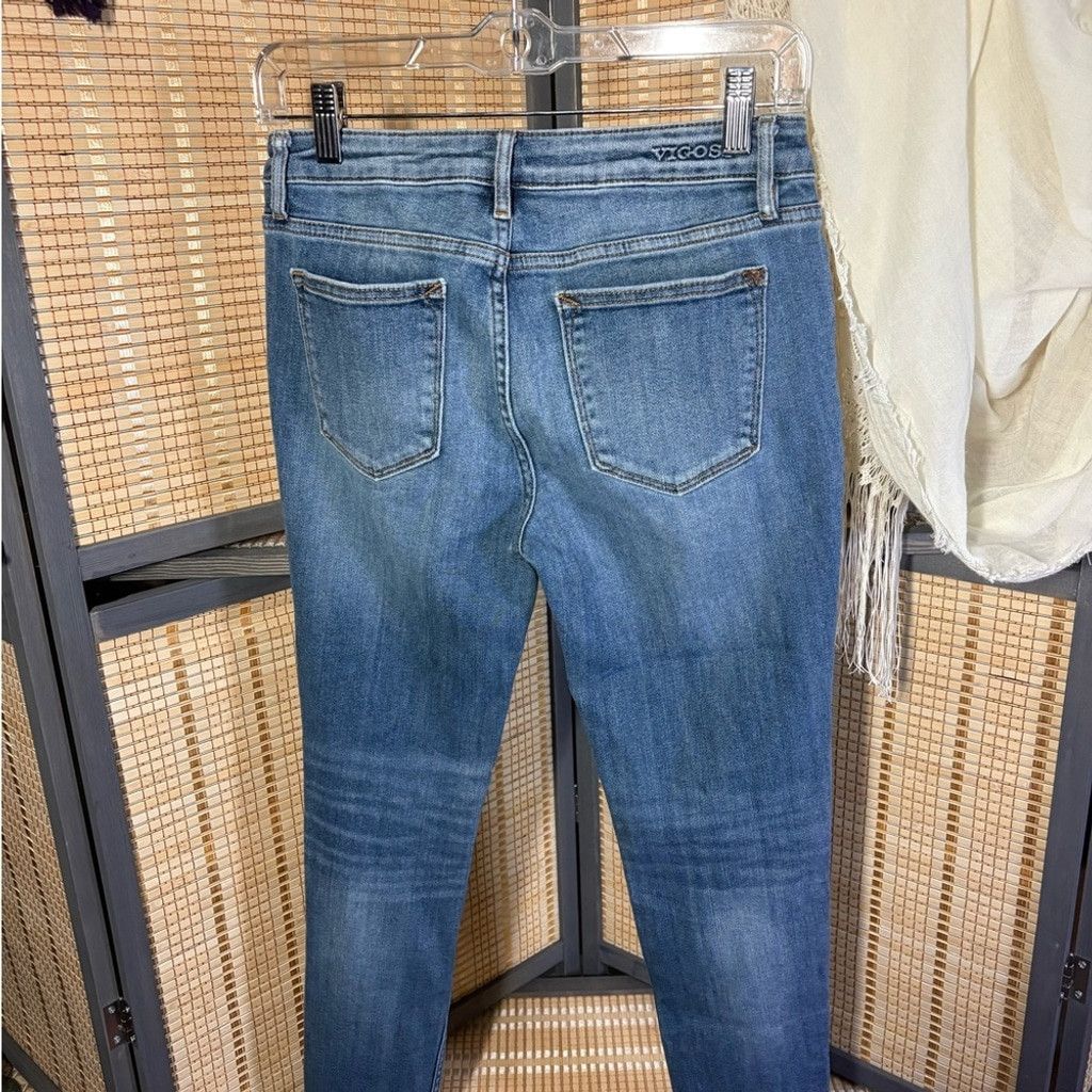 Other Vigoss Women's Blue Distressed Jeans Size 27" / US 4 / IT 40 - 3 Thumbnail