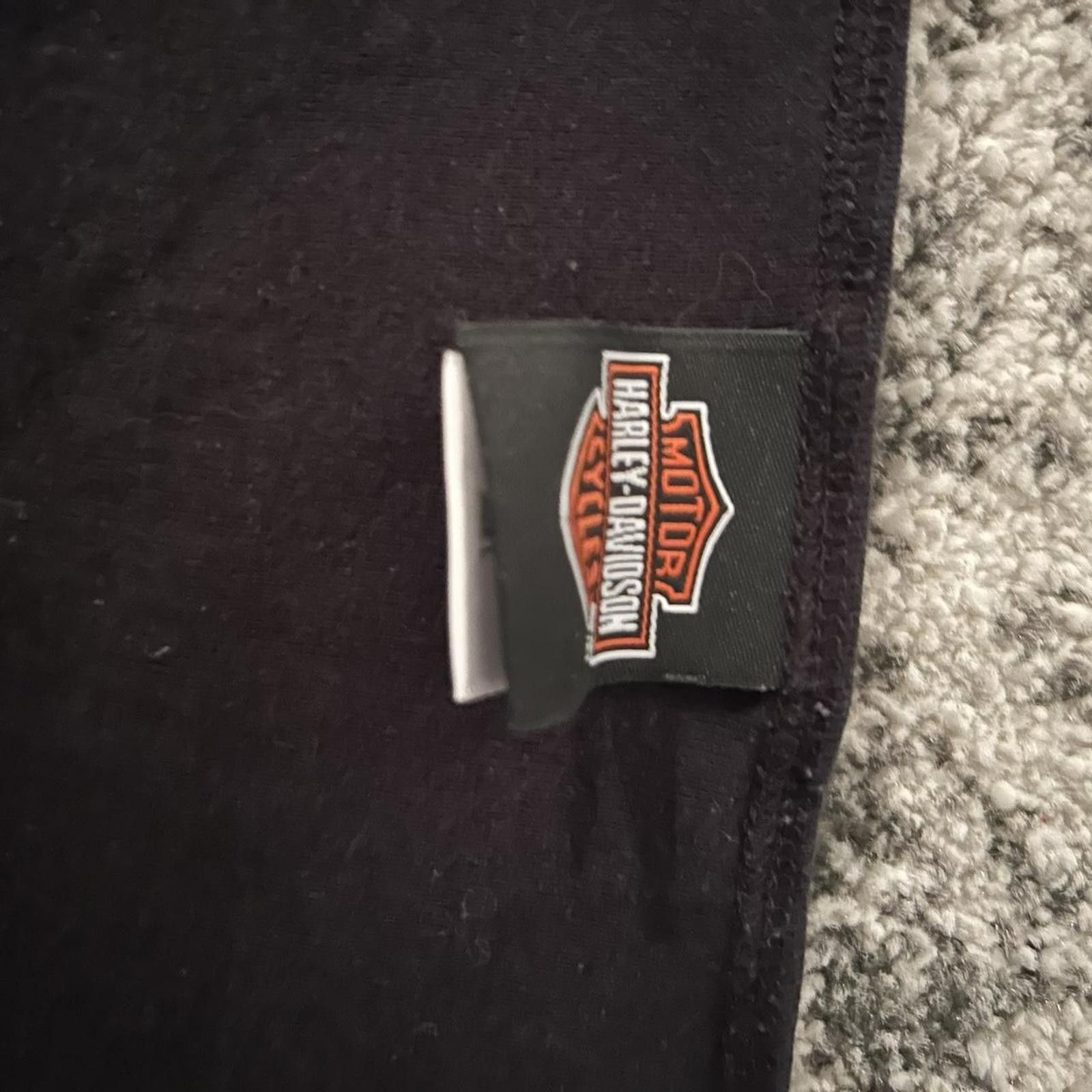 Harley Davidson Harley-Davidson Women's Barrie Long Sleeve V-Neck Size M / US 6-8 / IT 42-44 - 4 Thumbnail