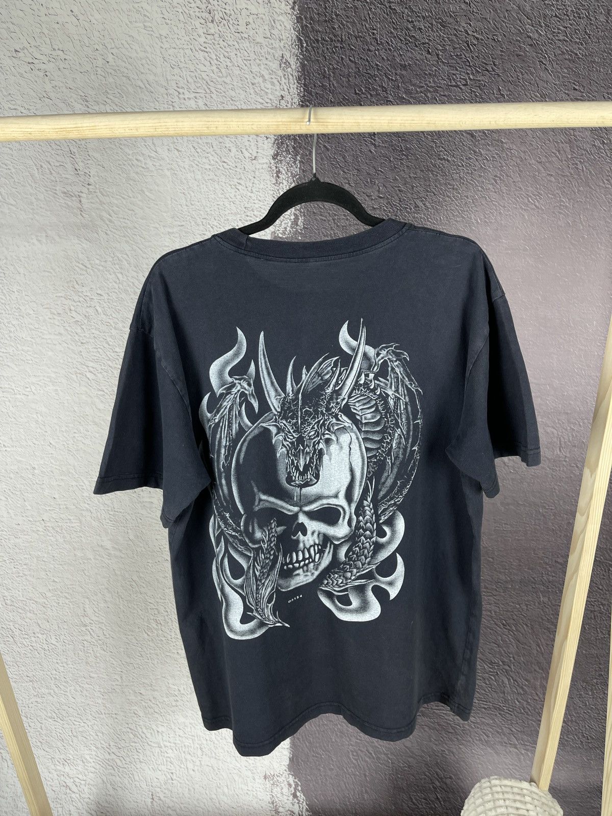 Japanese Brand Skulls Dragon 03154 Japanese theme vintage t-shirt size L Size US L / EU 52-54 / 3 - 2 Thumbnail