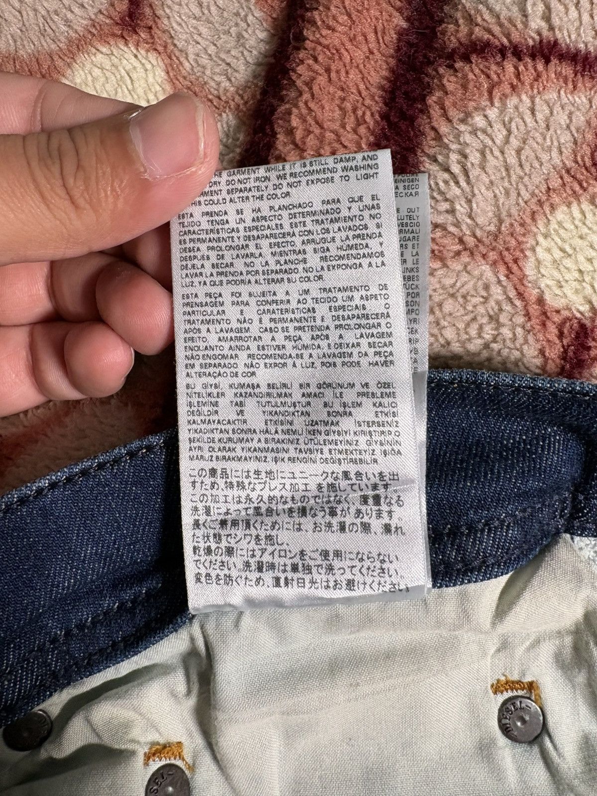 Diesel Diesel Tepphar 084TX Slim-Carrot Distressed Stretch Denim Size US 30 / EU 46 - 14 Thumbnail