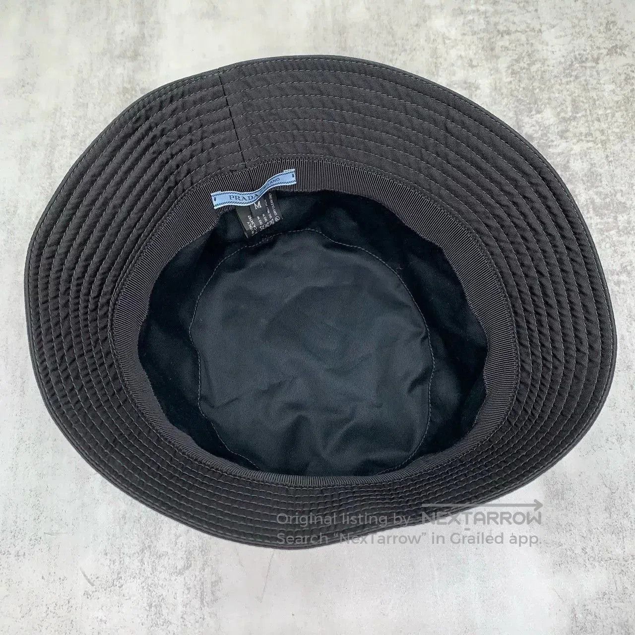 Prada Prada Black Fisherman Hat. Size ONE SIZE - 6 Thumbnail