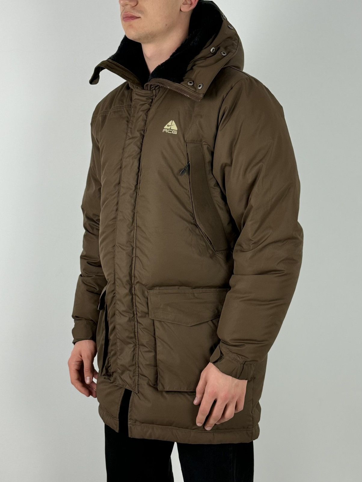 Nike Vintage Nike ACG Puffer Down Parka Jacket Size US M / EU 48-50 / 2 - 2 Thumbnail
