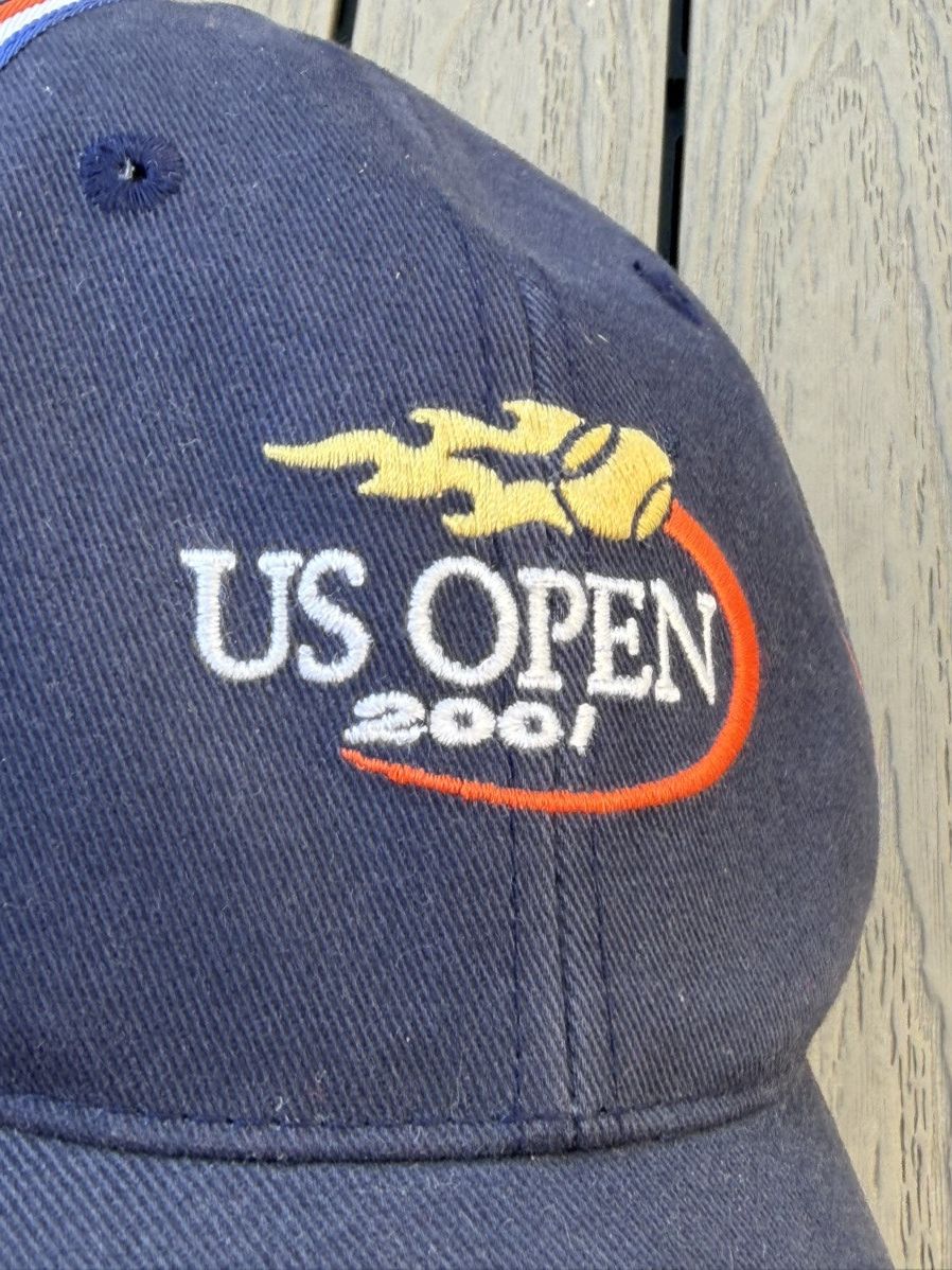 Other Vintage 2001 US Open Tennis Strapback Hat Cap Navy USA Size ONE SIZE - 5 Thumbnail