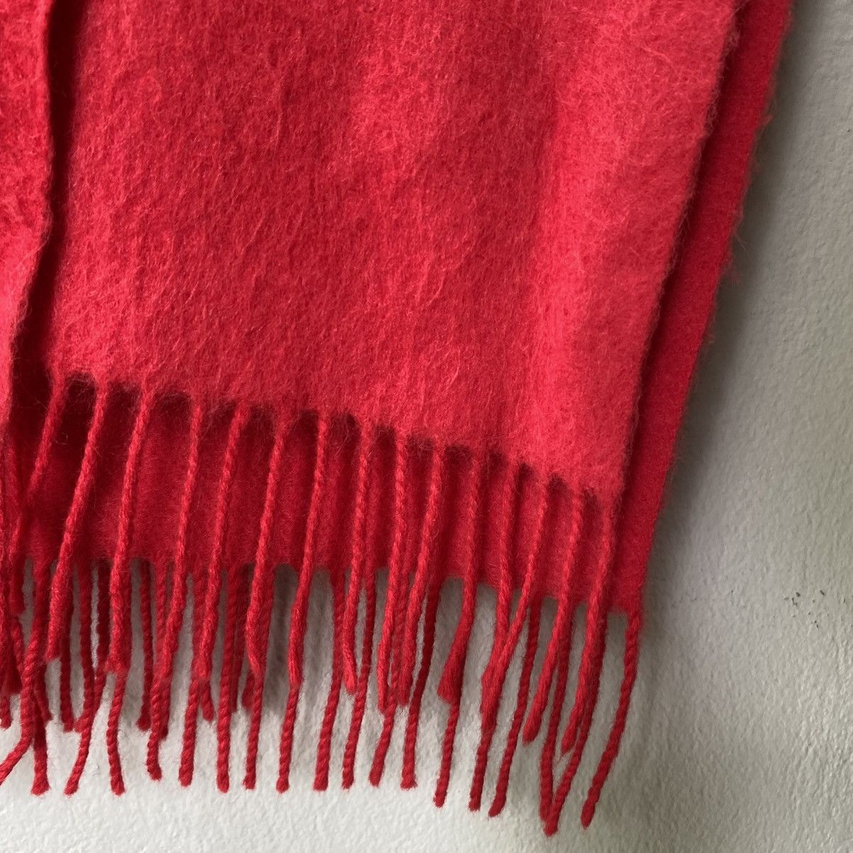 Courreges Courreges 100% Red Wool Scarf – Soft & Cozy Size ONE SIZE - 10 Thumbnail