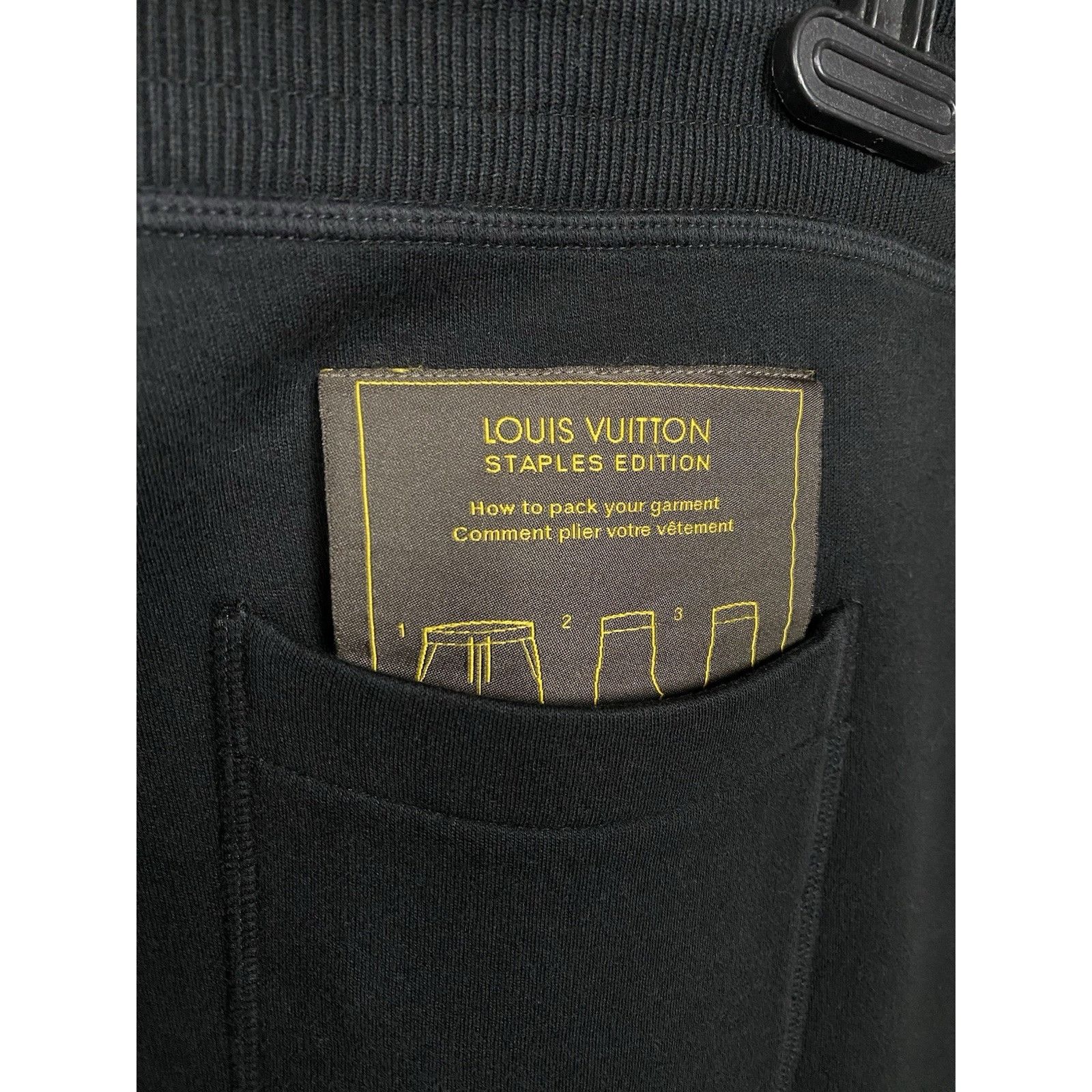 Louis Vuitton Louis Vuitton Auth Men's Black Drawstring Sweat Pants Size X Size US 36 / EU 52 - 10 Thumbnail