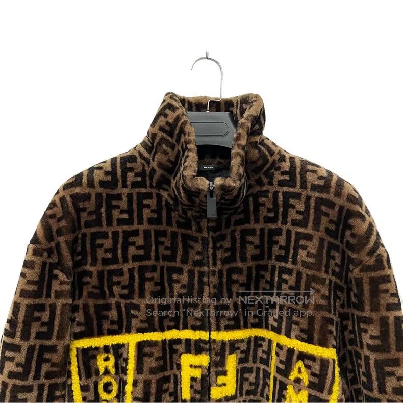 Fendi Fendi Double F printed fur coat Size US M / EU 48-50 / 2 - 2 Thumbnail