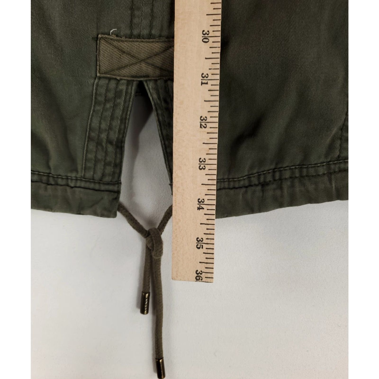 Abercrombie & Fitch Abercrombie & Fitch Military Jacket Sherpa Lined Green Hooded Womens L Jacket Size L / US 10 / IT 46 - 6 Thumbnail