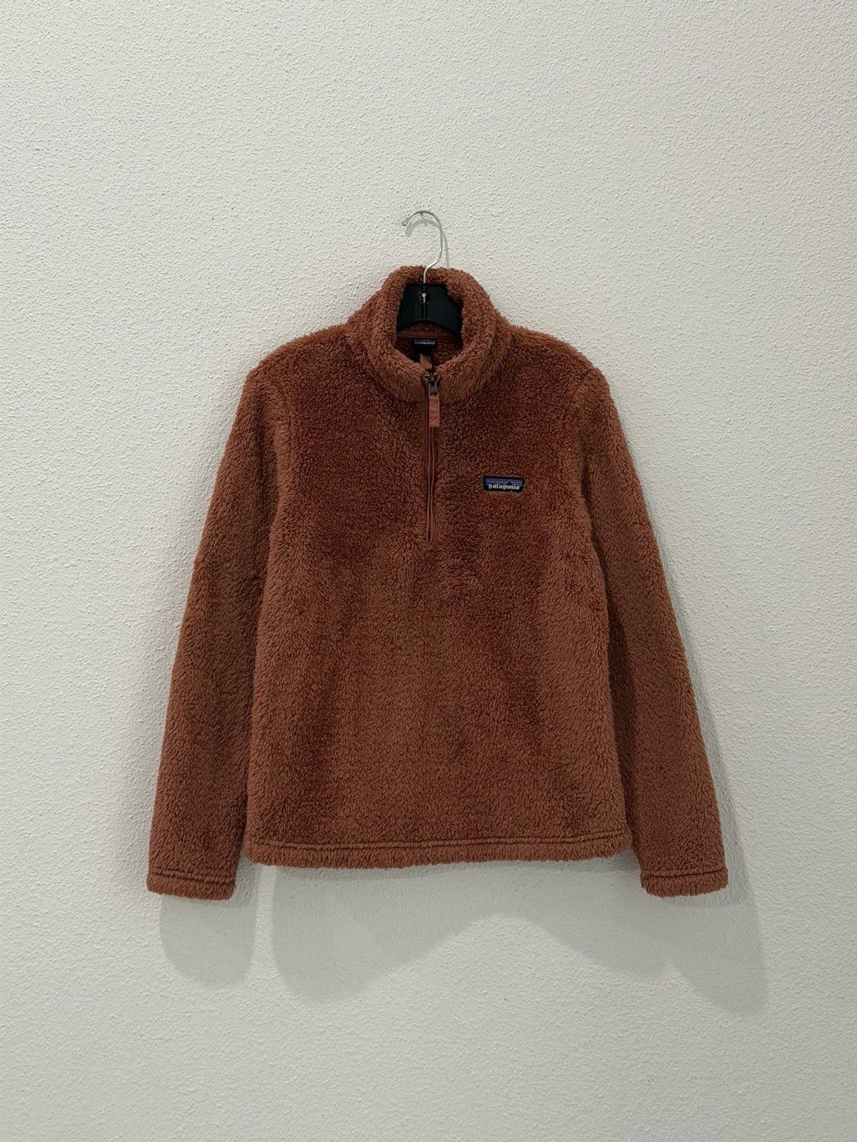 Patagonia Patagonia Womens 1/4 Zip Pullover Small Burnt Orange Sherpa Size S / US 4 / IT 40 - 2 Thumbnail