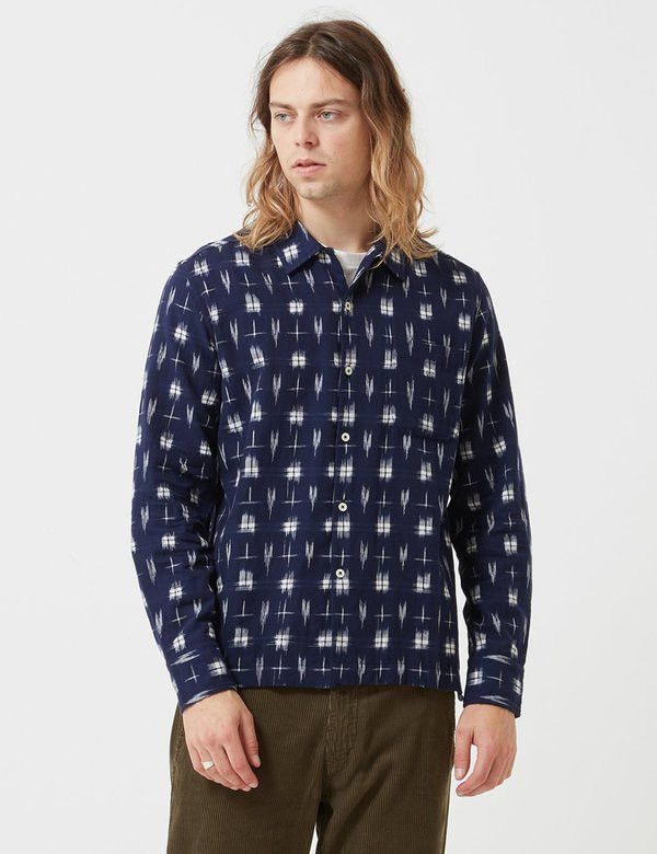 Universal Works Universal Works Ikat Garage Shirt Size US L / EU 52-54 / 3 - 4 Thumbnail