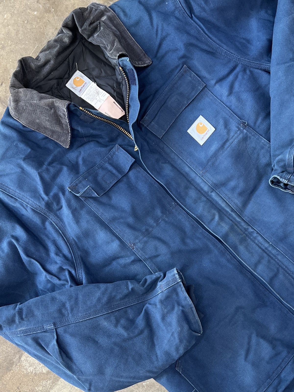Carhartt Vintage Carhartt Work Jacket Corduroy Collar MiUSA Sz 50 XXL Size US XXL / EU 58 / 5 - 1 Thumbnail