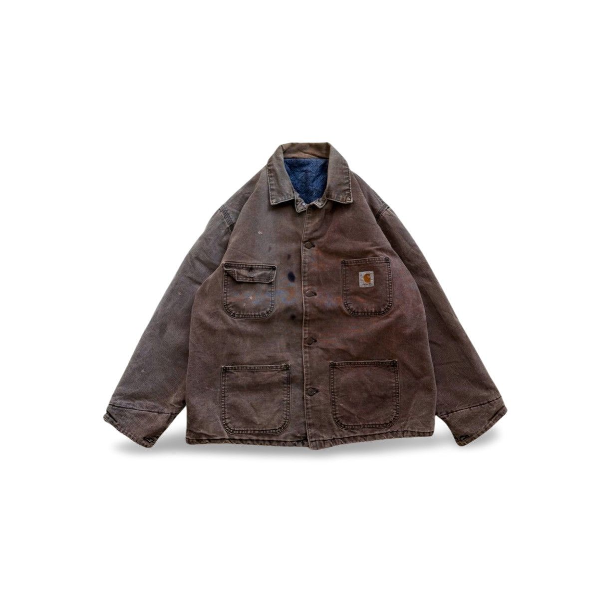 Carhartt Carhartt Faded Mocha Blanket Lined Workwear Jacket Size US L / EU 52-54 / 3 - 1 Thumbnail