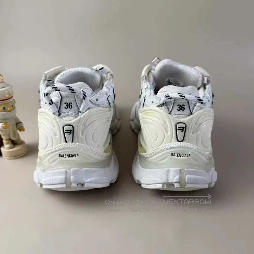 Balenciaga Balenciaga White Runner Sneakers Size 36. Size US 5.5 / EU 38 - 5 Thumbnail