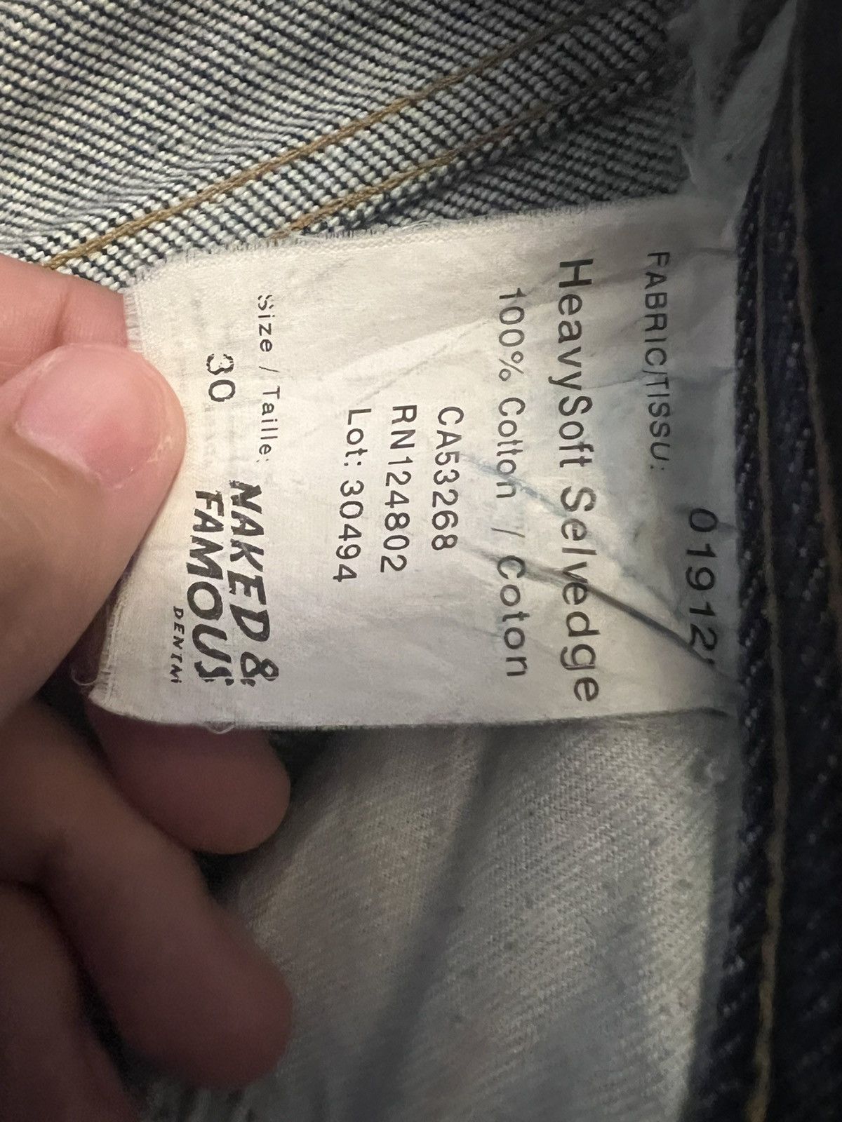 Naked & Famous Naked & Famous Heavy soft selvedge japanese denim 30x32 Size US 30 / EU 46 - 3 Thumbnail