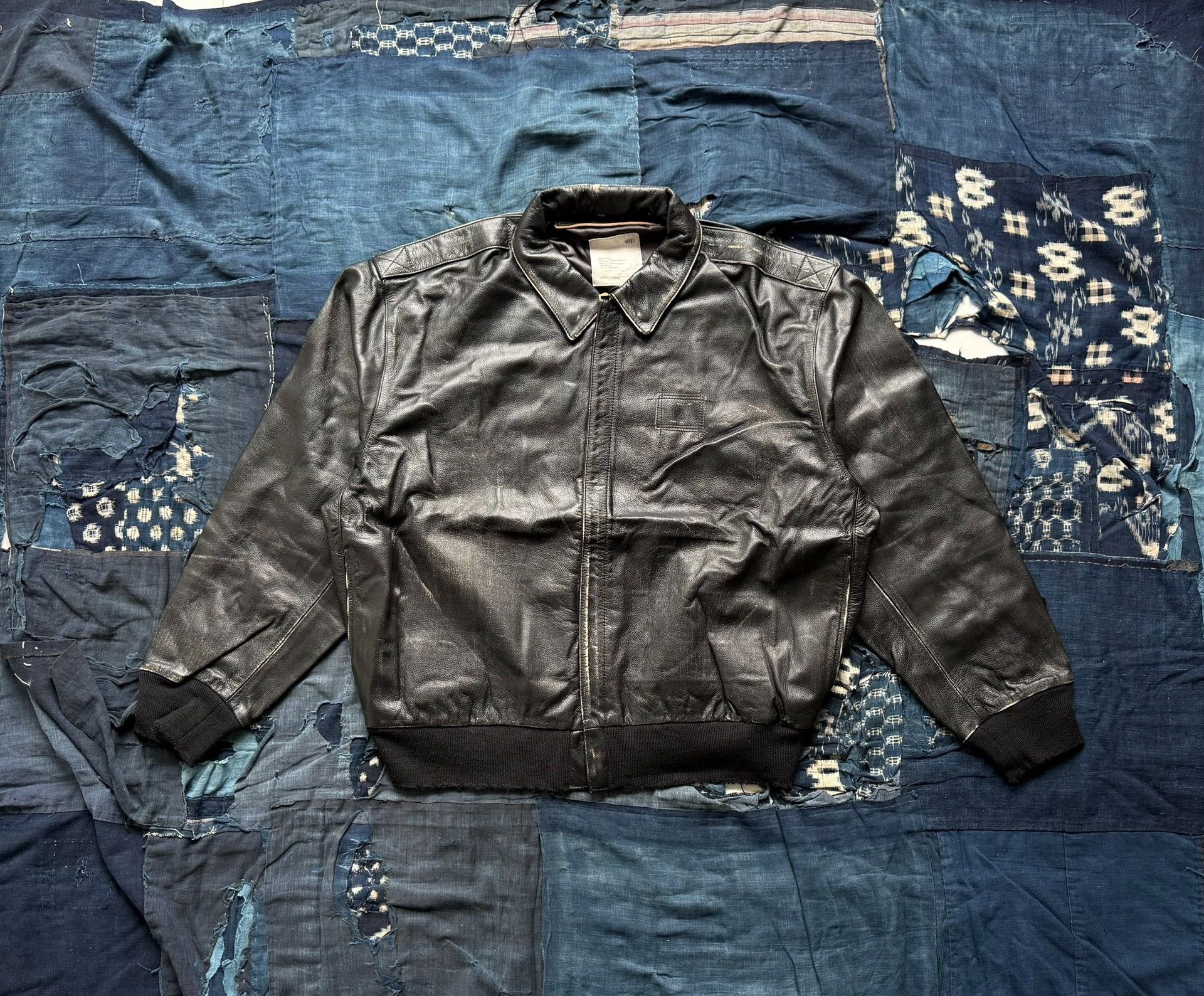 Madness MADNESS Leather A2 Aviator Jacket Size US L / EU 52-54 / 3 - 1 Thumbnail