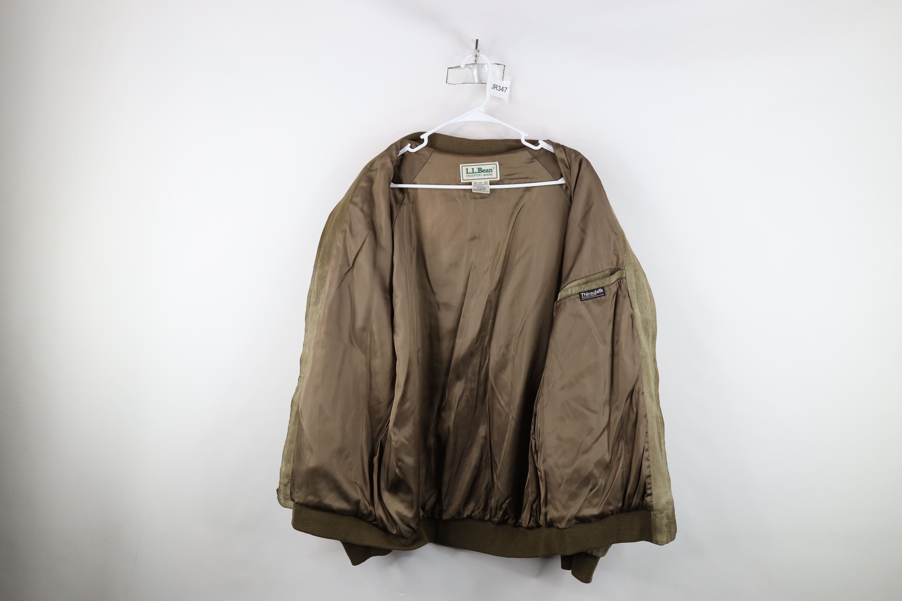 L.L. Bean Vintage 70s LL Bean Leather Cafe Racer Bomber Jacket USA Size US XXL / EU 58 / 5 - 14 Thumbnail